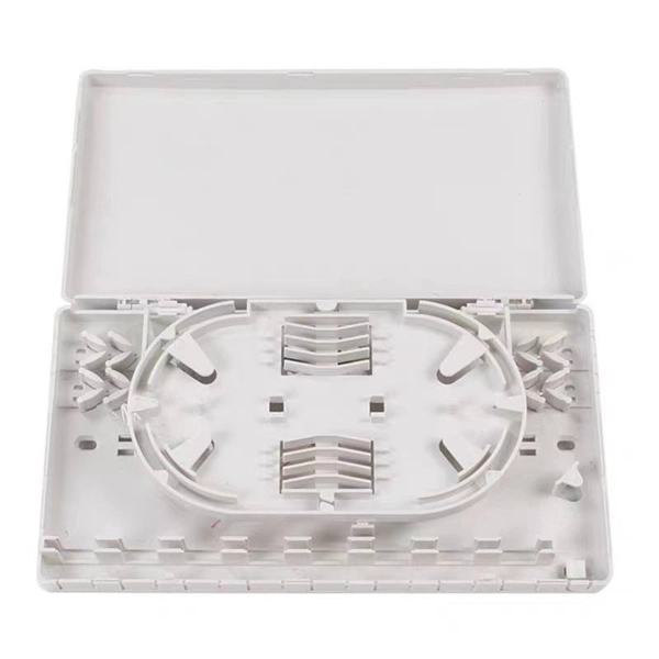 How to connect fiber optic cables and network cables using two separate panels 